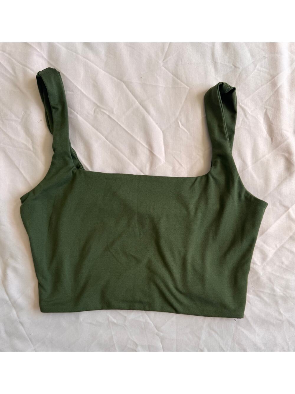 Unbranded Square-Neck Crop Tank XS